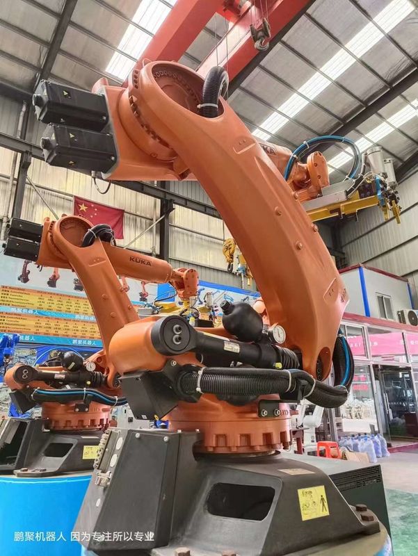 KUKA KR 240 R2900 Ultra Ρομπότ 6 άξονων βραχίονα με 240 kg ωφέλιμο φορτίο και 2896 mm εμβέλεια επαναληψιμότητα 0,06 mm βάρος 1145 kg