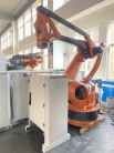 Χρησιμοποιημένο KUKA KR240 βιομηχανικό προσαρμοσμένο ρομπότ παλέτας με βασικά εξαρτήματα PLC και πρωτόκολλο επικοινωνίας DeviceNet