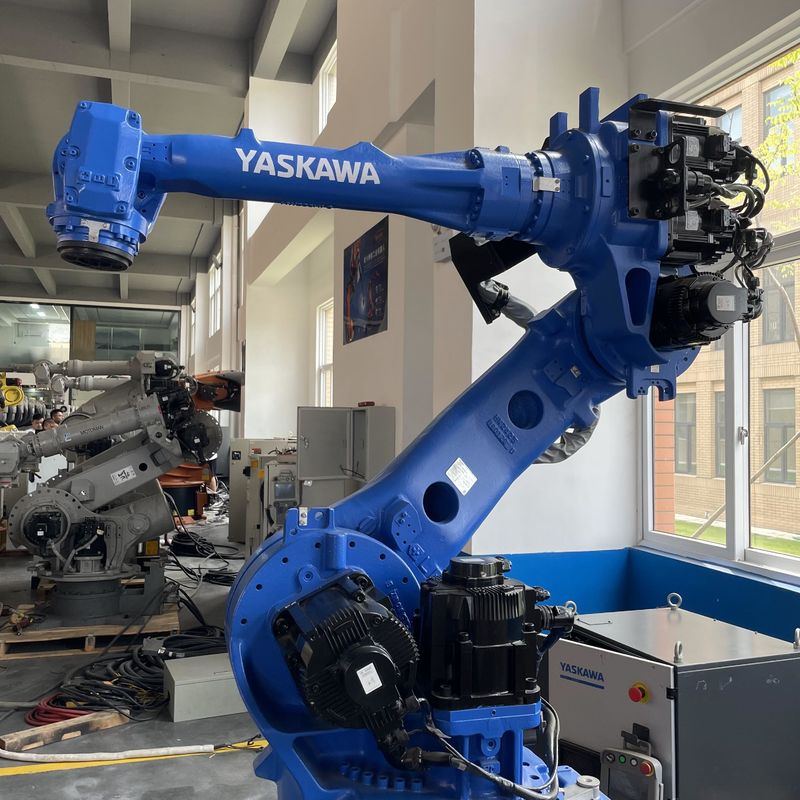 Χρησιμοποιούμενα ρομπότ YASKAWA Συνδεδεμένη δομή βραχίονα ρομπότ για συγκόλληση τόξου, πρέσες, χειριστικά μέρη