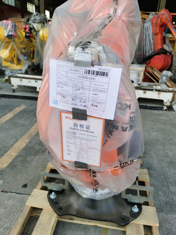 ΝΕΑ KUKA KR210 R2700, KRC4, 210kg φορτίο,Αγγίζοντας 2700mm, Palletising, Συνέλευση, Φορτίο και εκφόρτωση εξαρτημάτων, Εκπαίδευση