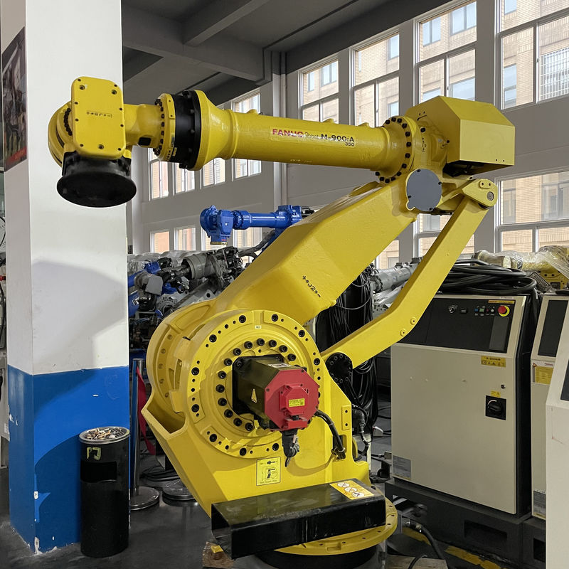 Fanuc M-900iA 350 Χρησιμοποιούμενα ρομπότ 6 άξονες 2655mm Reach R30iA Controller Ιδανικό για παλλέτιση και άλλα
