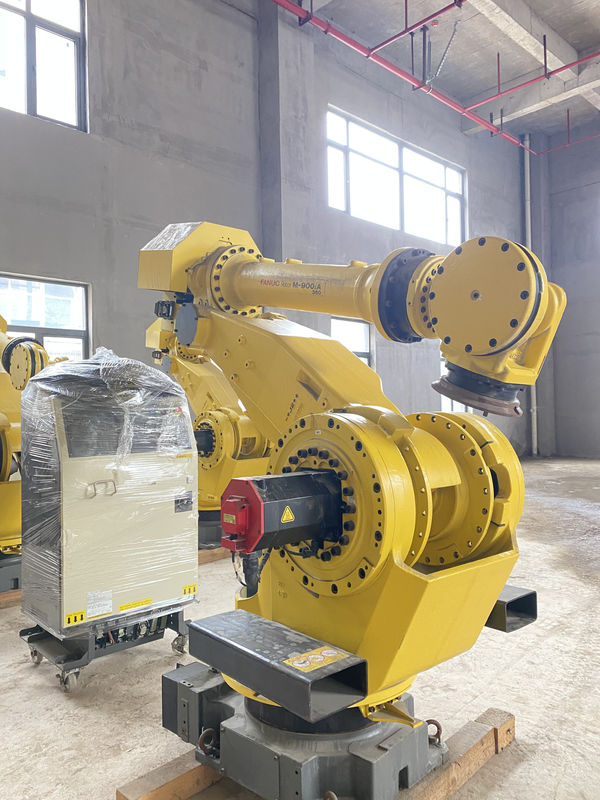 Fanuc M-900iA 350 Χρησιμοποιούμενα ρομπότ 6 άξονες 2655mm Reach R30iA Controller Ιδανικό για παλλέτιση και άλλα
