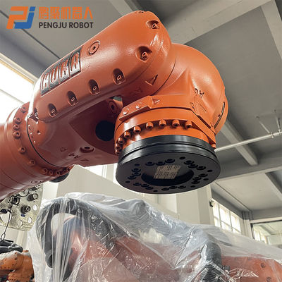 2700 mm Reach Kuka Λογισμικό Ρομπότ συγκόλλησης για ταχεία και ακριβή απόδοση συγκόλλησης Ειδική προσφορά: KUKA KR210, Η λύση σας για όλες τις βιομηχανικές εφαρμογές από την συγκόλληση μέχρι τη φρένα