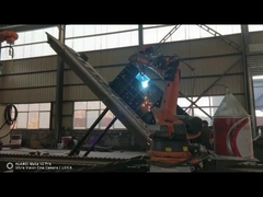 MH50 DX100 Χρησιμοποιούμενο βραχίονα ρομπότ Yasakawa Συνδεδεμένο για την διανομή της επικάλυψης και την κοπή της υαλοπλαστικής